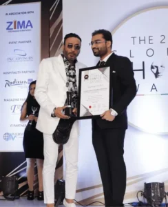 Award From Actor Jackie Shroff For Most Trusted Educational Consultancy 2019