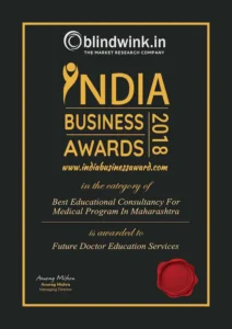 Award for Best Educational Consultancy 2018