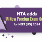 Announcement of Neet (UG) 2024 Foreign Exam Centres and logo of National Agency Test